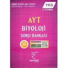 Karekök Yayınları YKS AYT Biyoloji Soru Bankası 2 Oturum