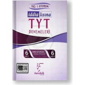 Karekök Yayınları YKS TYT Tüm Dersler İddialısına 6 Deneme