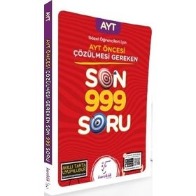 Karekök YKS AYT Öncesi Çözülmesi Gereken Sözel Son 999 Soru Bankası Karekök Yayınları