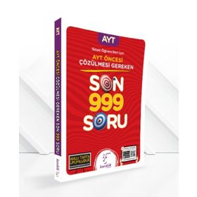 Karekök YKS AYT Öncesi Çözülmesi Gereken Sözel Son 999 Soru Bankası Karekök Yayınları