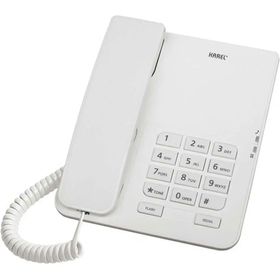 Karel TM140 Beyaz Kablolu Telefon