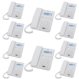 Karel TM145 Beyaz 10'lu Ekranlı Masaüstü Kablolu Telefon
