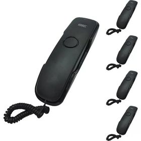 Karel TM902 5'li Siyah Duvar Tipi Telefon