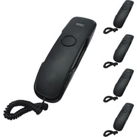Karel TM902 5'li Siyah Duvar Tipi Telefon