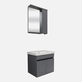 Karen Arya 60 cm Antrasit Banyo Dolabı