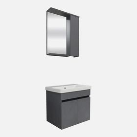 Karen Arya 60 cm Antrasit Banyo Dolabı