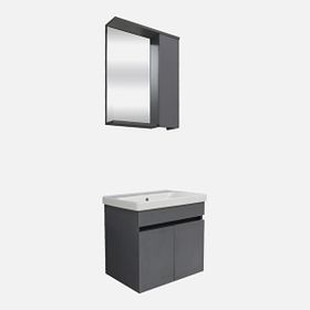 Karen Arya 60 cm Antrasit Banyo Dolabı