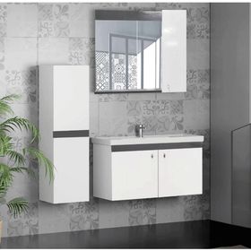 Karen Banyo New Bahar 80 cm Banyo Dolabı