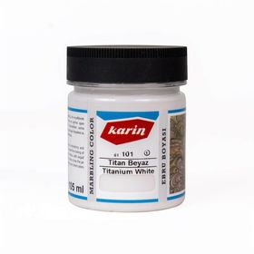Karin 101 Beyaz 105 ml Ebru Boyası