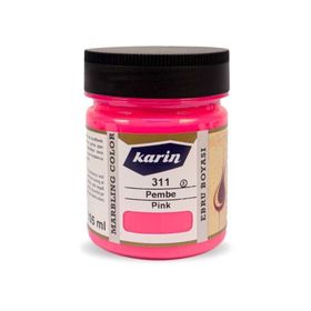 Karin 105 ml S:311 Pembe Ebru Boyası