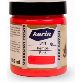 Karin 105 ml S:311 Pembe Ebru Boyası