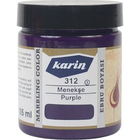 Karin 105 ml S:312 Menekşe Ebru Boyası