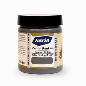 Karin 105 ml S:901 Açık Gri Ebru Boyası