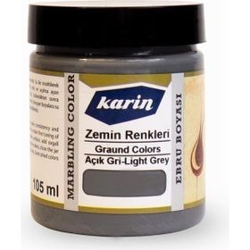 Karin 105 ml S:901 Açık Gri Ebru Boyası
