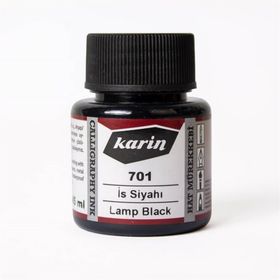 Karin 142409 45ml N:701 İs Siyahı Hat Mürekkebi