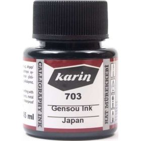 Karin 30 ml Siyah 703 Hat Mürekkebi