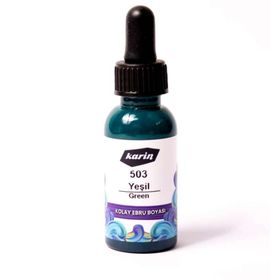 Karin 30 ml Yeşil 503 Kolay Ebru Boyası