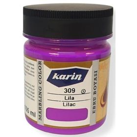Karin 309 Lila 105 ml Ezilmiş Ebru Boyası