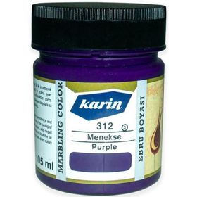 Karin 312 105 ml Menekşe Ezilmiş Ebru Boyası