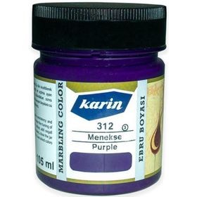 Karin 312 105 ml Menekşe Ezilmiş Ebru Boyası