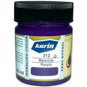 Karin 312 105 ml Menekşe Ezilmiş Ebru Boyası