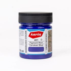 Karin 401 Pigment Mavi 105 ml Ebru Boyası