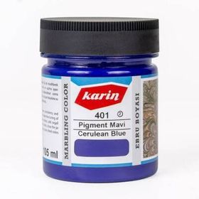 Karin 401 Pigment Mavi 105 ml Ebru Boyası