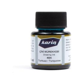 Karin 404 Turkuaz 45 ml Çini Mürekkebi