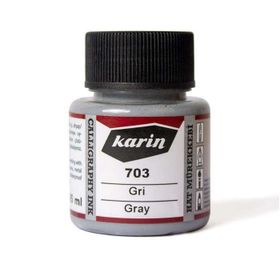 Karin 45 ml Gri 703 Hat Mürekkebi