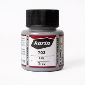 Karin 45 ml Gri 703 Hat Mürekkebi