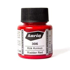 Karin 45 ml N:306 Kök Kırmızı Hat Mürekkebi