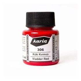 Karin 45 ml N:306 Kök Kırmızı Hat Mürekkebi