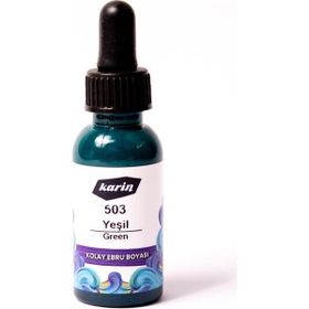 Karin 501 Yeşil 30 ml Ebru Boyası