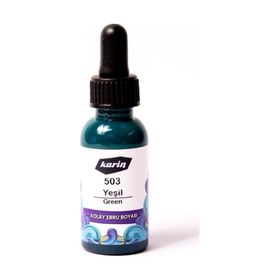Karin 501 Yeşil 30 ml Ebru Boyası