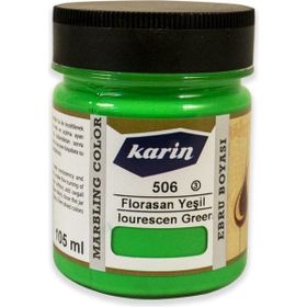 Karin 506 Florasan Yeşili 105 ml Ebru Boyası