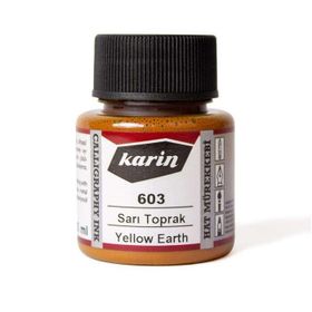 Karin 5745790 45 ml N:603 Sarı Toprak Hat Mürekkebi