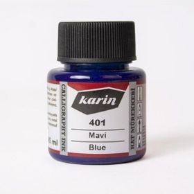 Karin 6210701045 45 ml Mavi 401 Hat Mürekkebi