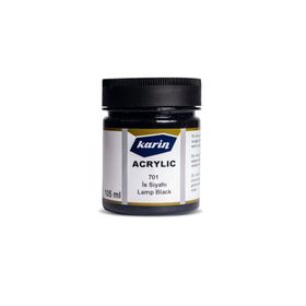 Karin 701 İs Siyahı 105 ml Akrilik Boya