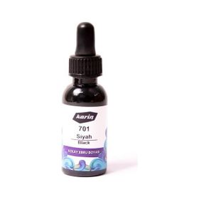 Karin 701 Siyah 30 ml Ebru Boyası