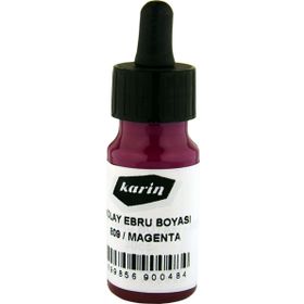 Karin 809 Magenta 30 ML Ebru Boyası