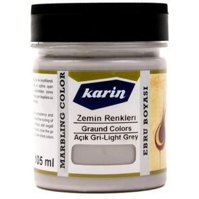 Karin 901 Açık Gri 105 ml Ezilmiş Ebru Boyası