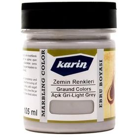 Karin 901 Açık Gri 105 ml Ezilmiş Ebru Boyası