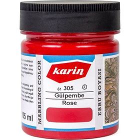 Karin Ezilmiş 305 Gülpembe 105 cc Ebru Boyası