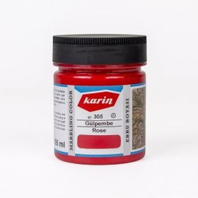 Karin Ezilmiş 305 Gülpembe 105 cc Ebru Boyası