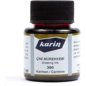 Karin Karmen Kırmızı 45 ml Çini Mürekkebi