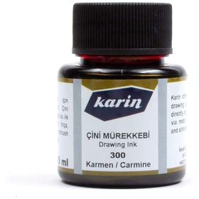 Karin Karmen Kırmızı 45 ml Çini Mürekkebi