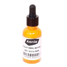 Karin Koyu Sarı Kolay 30 ml Ebru Boyası
