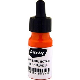 Karin N:202 Turuncu 30 ml Kolay Ebru Boyası