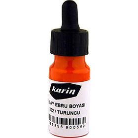 Karin N:202 Turuncu 30 ml Kolay Ebru Boyası