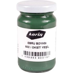 Karin N:502 Oksit Yeşil 105 ml Geleneksel Ebru Boyası